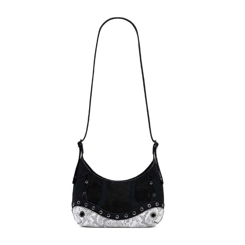 DESIGUAL Petit sac à bandoulière  serpent à clous Yankee Manaos