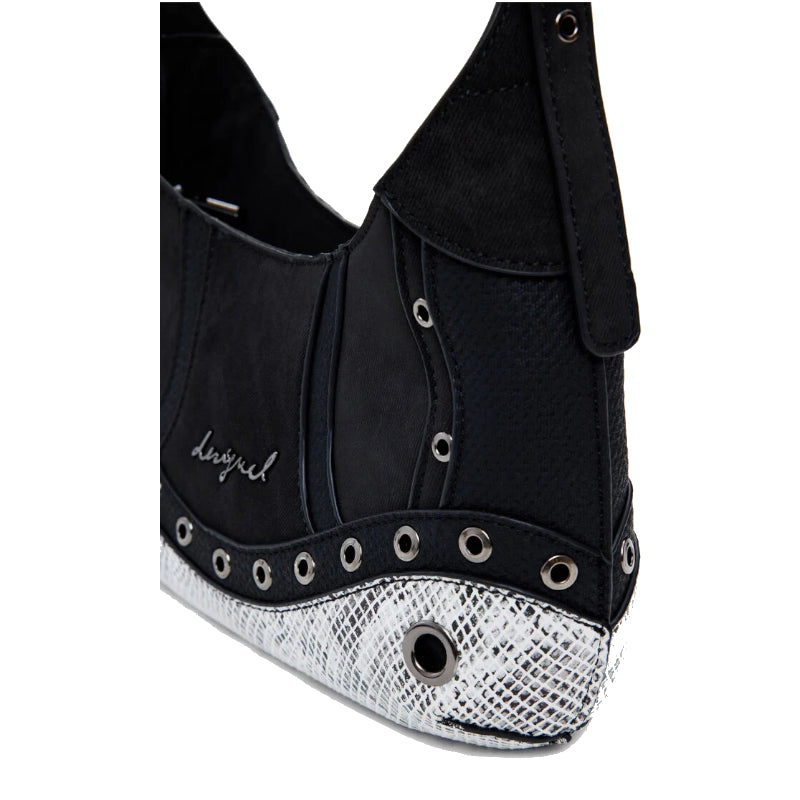 
                      
                        DESIGUAL Petit sac à bandoulière  serpent à clous Yankee Manaos
                      
                    