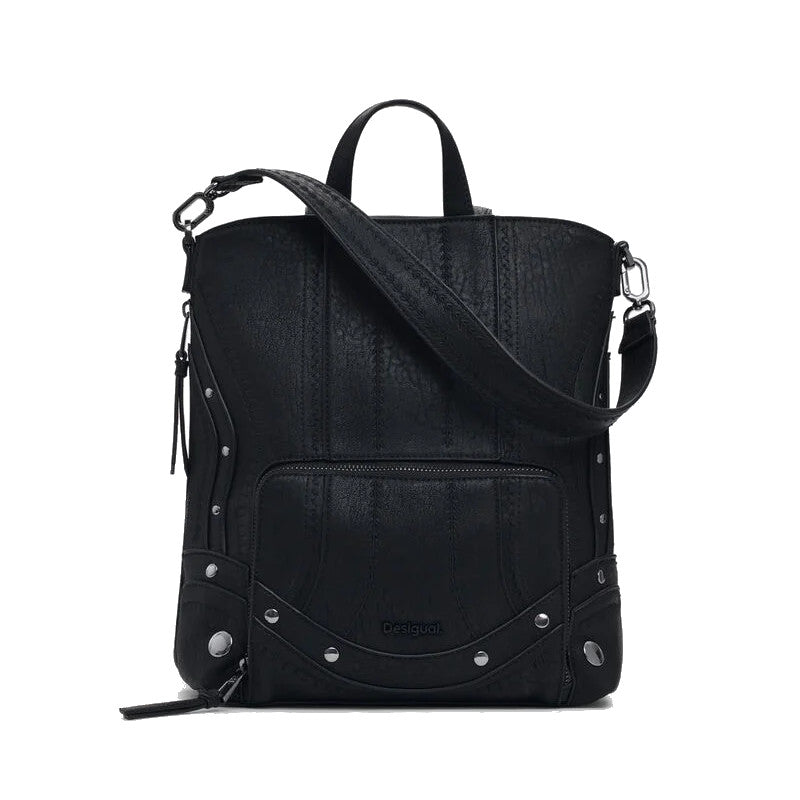 DESIGUAL Petit sac à dos effet cuir patchwork
