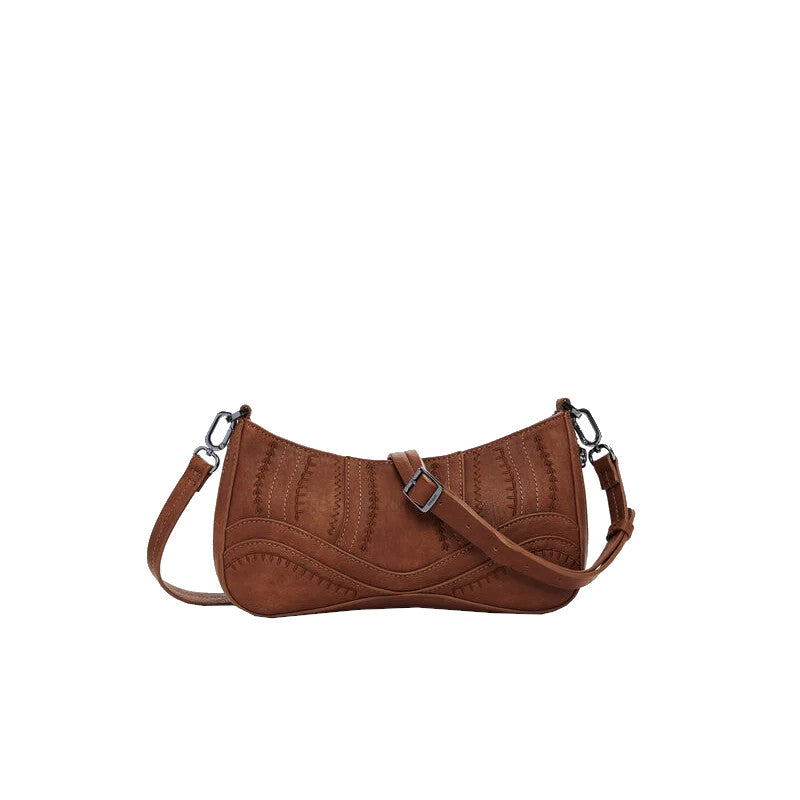 DESIGUAL Petit sac à main effet cuir brodé