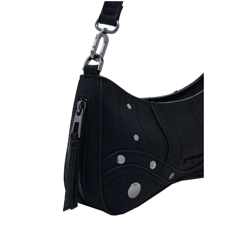DESIGUAL Petit sac à main effet cuir brodé