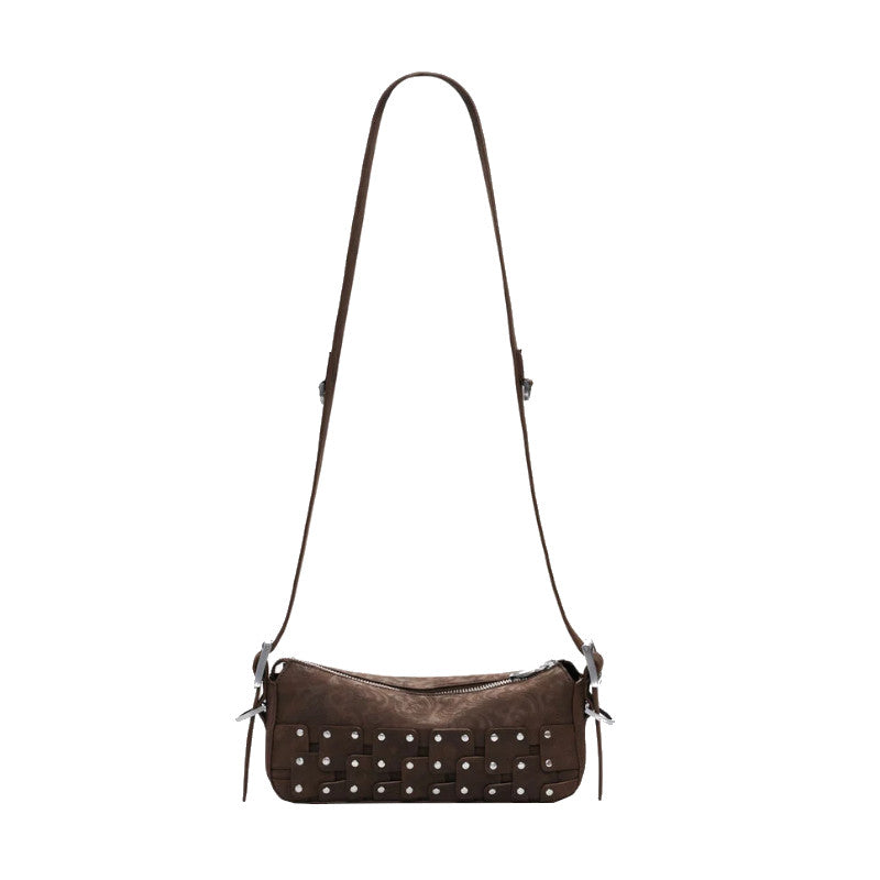 DESIGUAL Petit sac baguette patch clouté