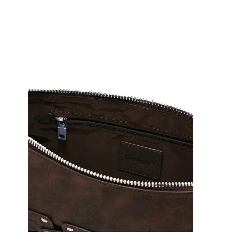 DESIGUAL Petit sac baguette patch clouté