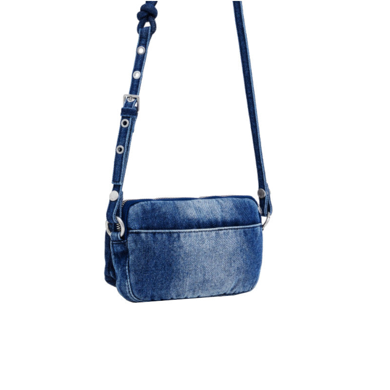 DESIGUAL Sac à bandoulière Half Logo Denim Julia