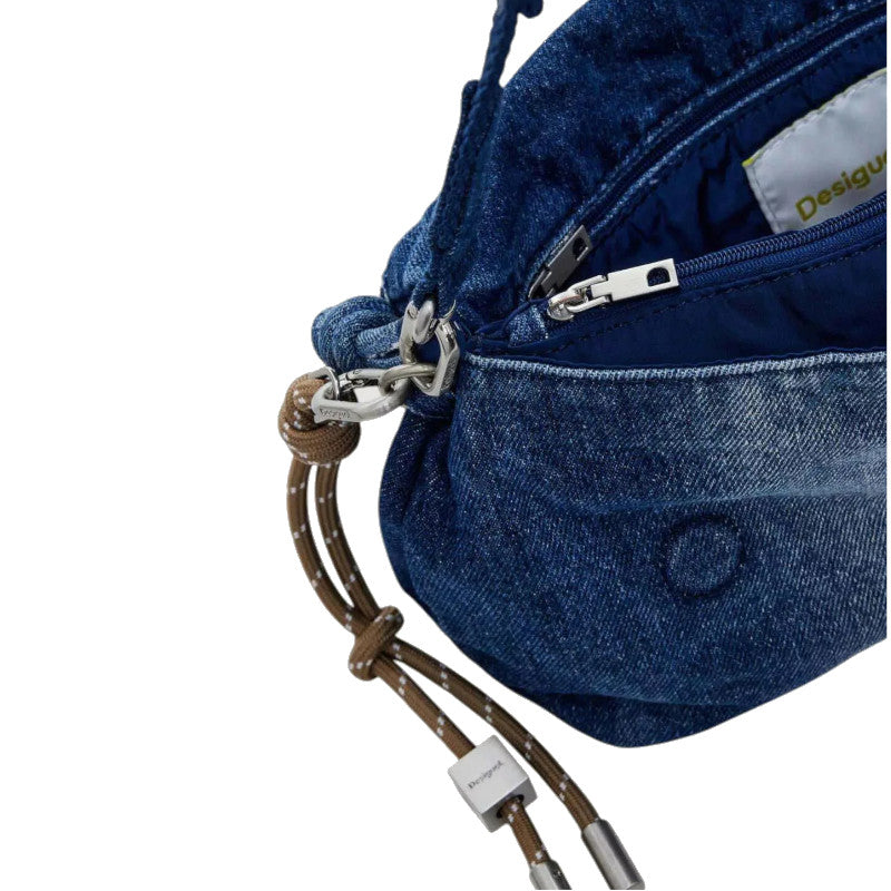 DESIGUAL Sac à bandoulière Half Logo Denim Venecia 3.0
