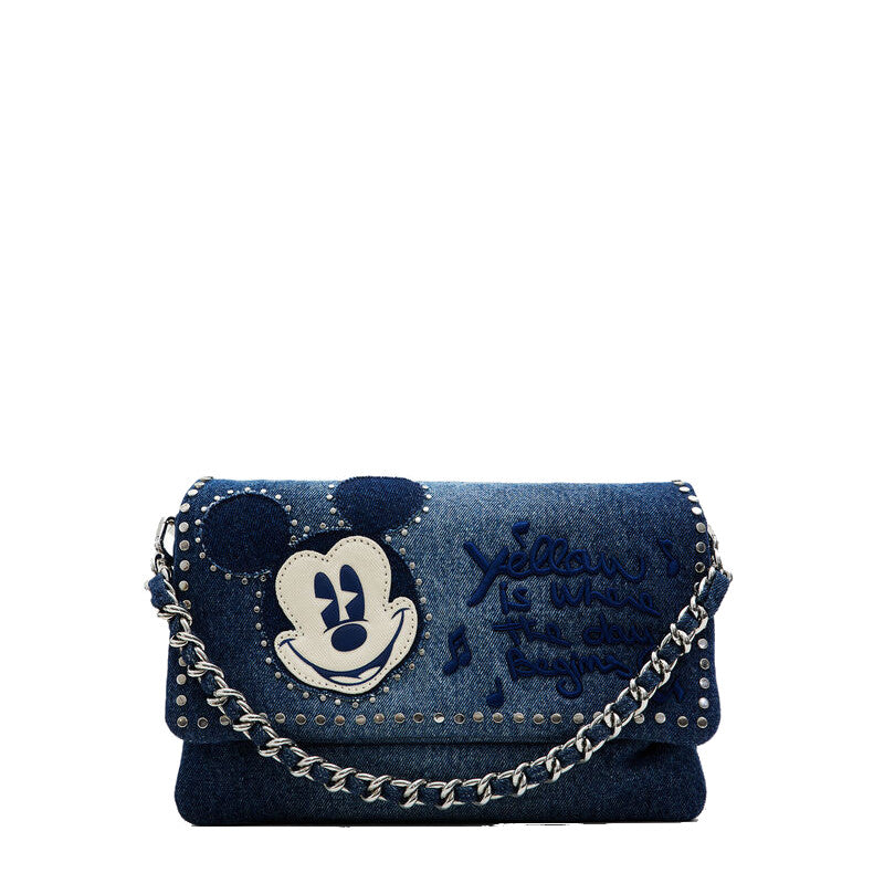 DESIGUAL Sac à bandoulière Mickey Rock Denim