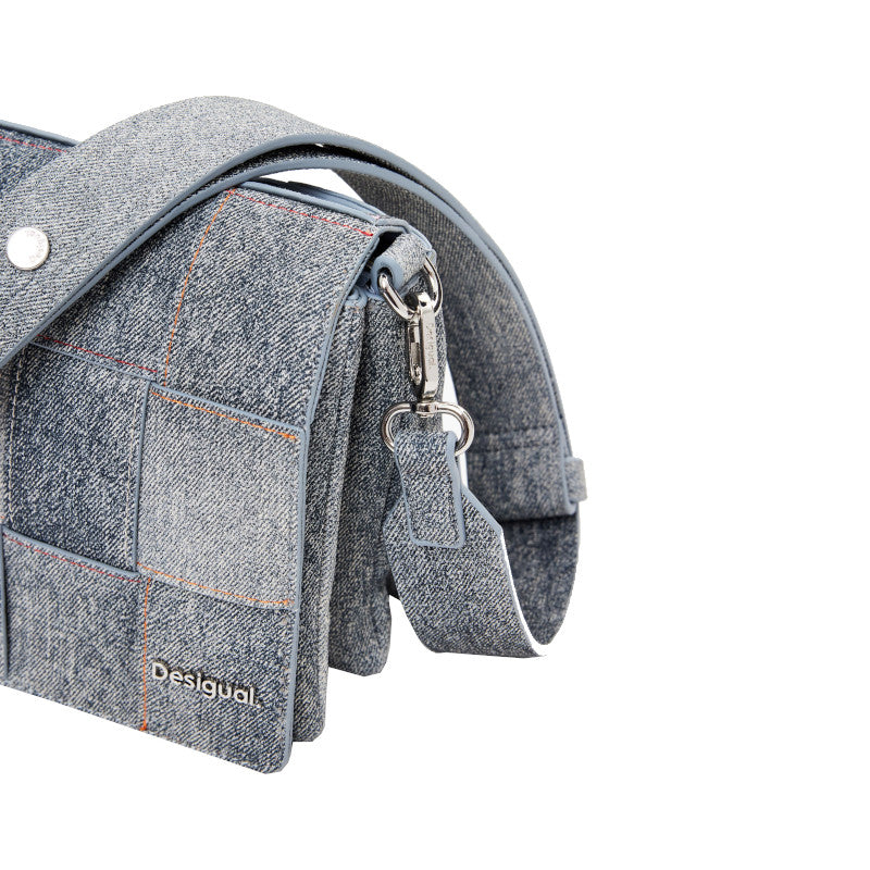 DESIGUAL Sac à bandoulière Yoko Pu Denim Dortmund Flap