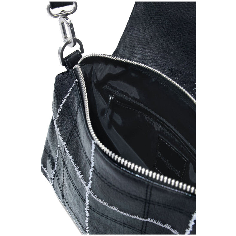 DESIGUAL Sac à bandoulière brillant moyen