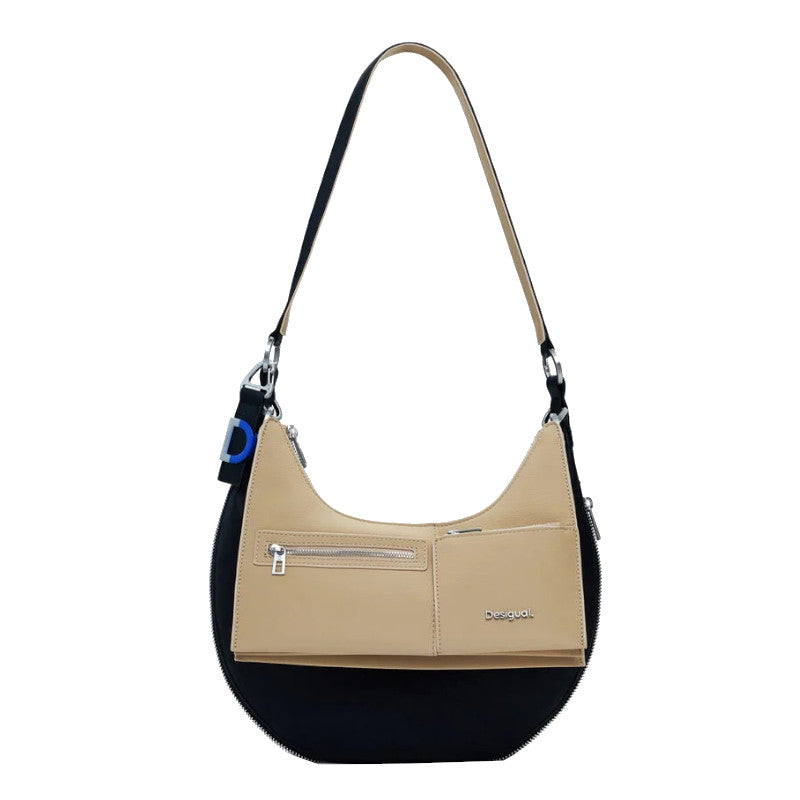 DESIGUAL Sac à bandoulière détachable bicolore moyen