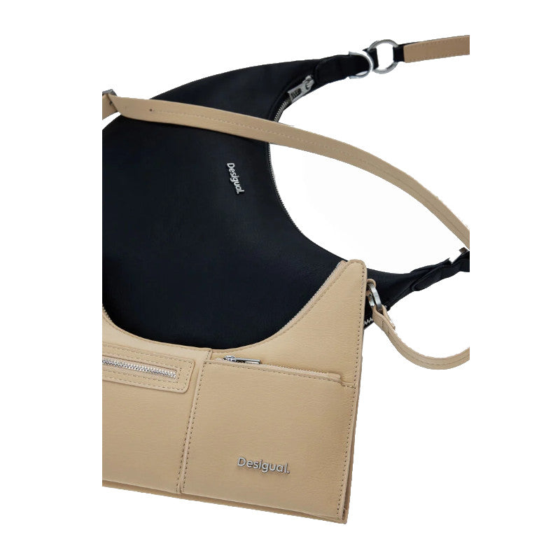 DESIGUAL Sac à bandoulière détachable bicolore moyen