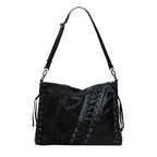 DESIGUAL Sac à bandoulière effet cuir de taille moyenne