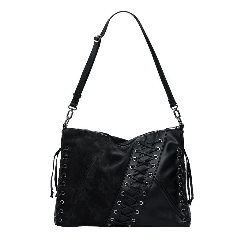 DESIGUAL Sac à bandoulière effet cuir de taille moyenne
