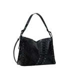 DESIGUAL Sac à bandoulière effet cuir de taille moyenne