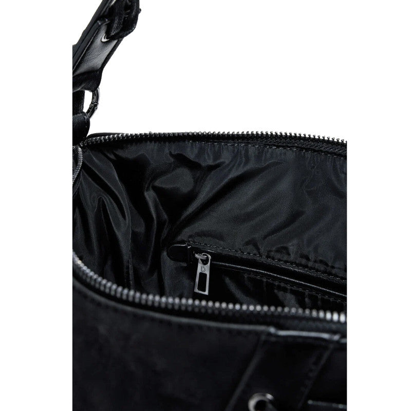 DESIGUAL Sac à bandoulière effet cuir de taille moyenne