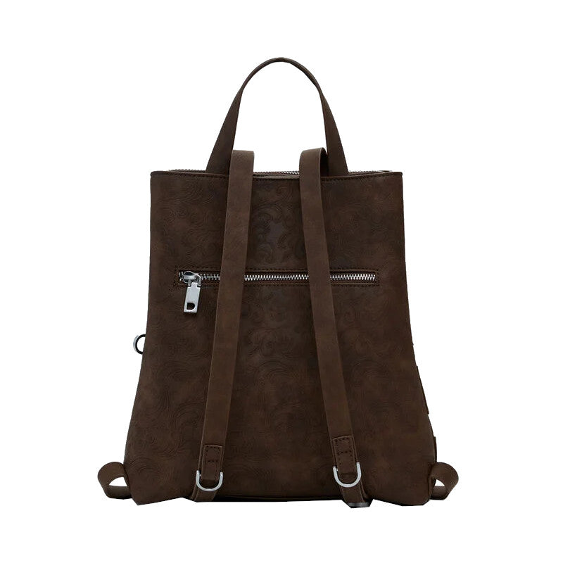 
                      
                        DESIGUAL Sac à dos moyen à patchs effet cuir
                      
                    