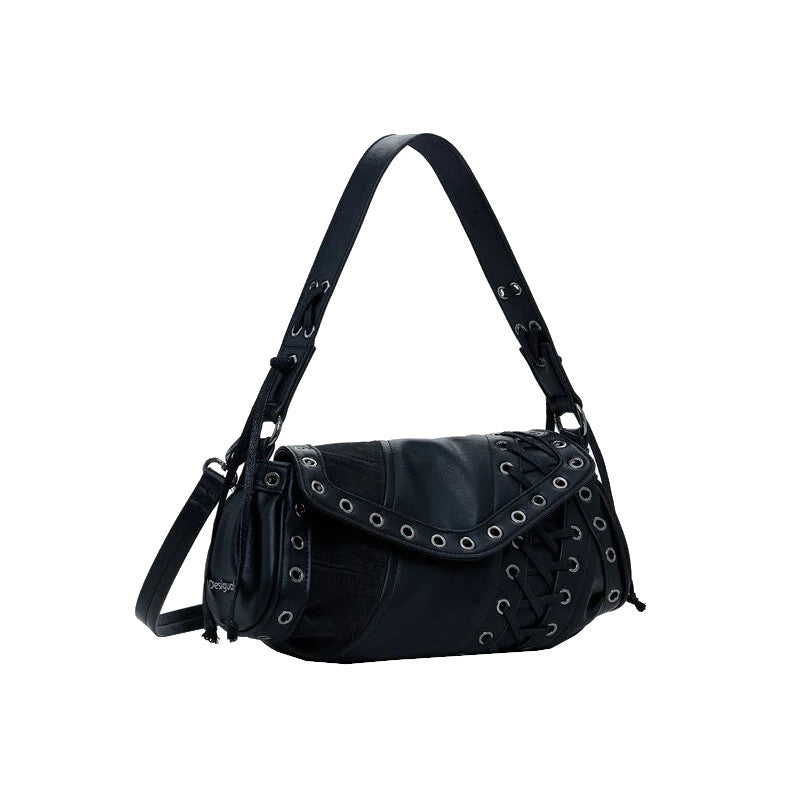 DESIGUAL Sac à main effet cuir patch moyen