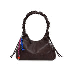DESIGUAL Sac à main logo 3D à anse froncée moyen