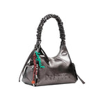 DESIGUAL Sac à main logo 3D à anse froncée moyen