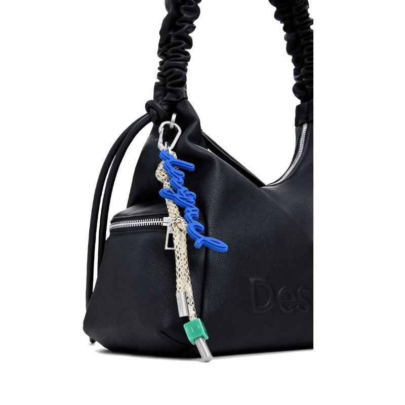 DESIGUAL Sac à main logo 3D à anse froncée moyen