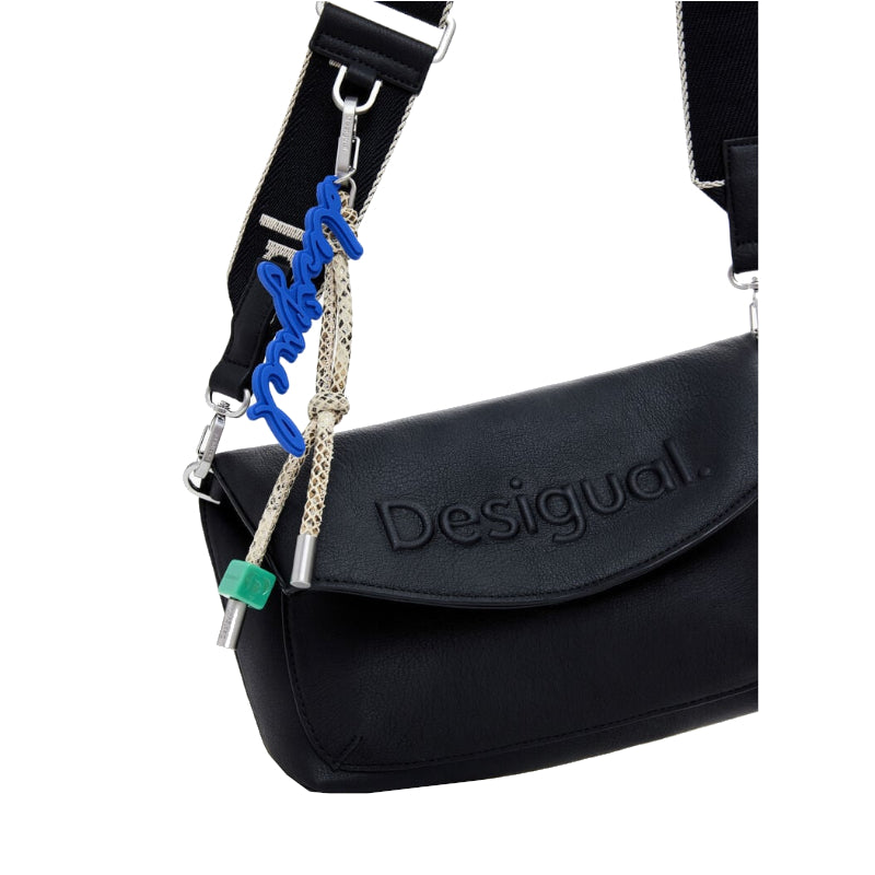 
                      
                        DESIGUAL Sac à rabat logo 3D moyen
                      
                    