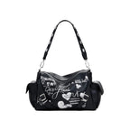 DESIGUAL Sac bowling effet cuir lettres moyen