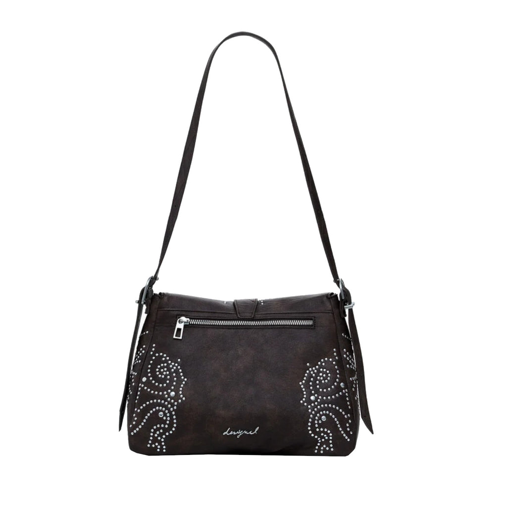 DESIGUAL Sac effet cuir à boucle moyen