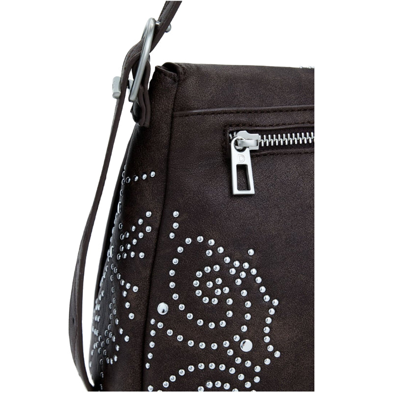DESIGUAL Sac effet cuir à boucle moyen
