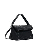 DESIGUAL Sac effet cuir brodé moyen
