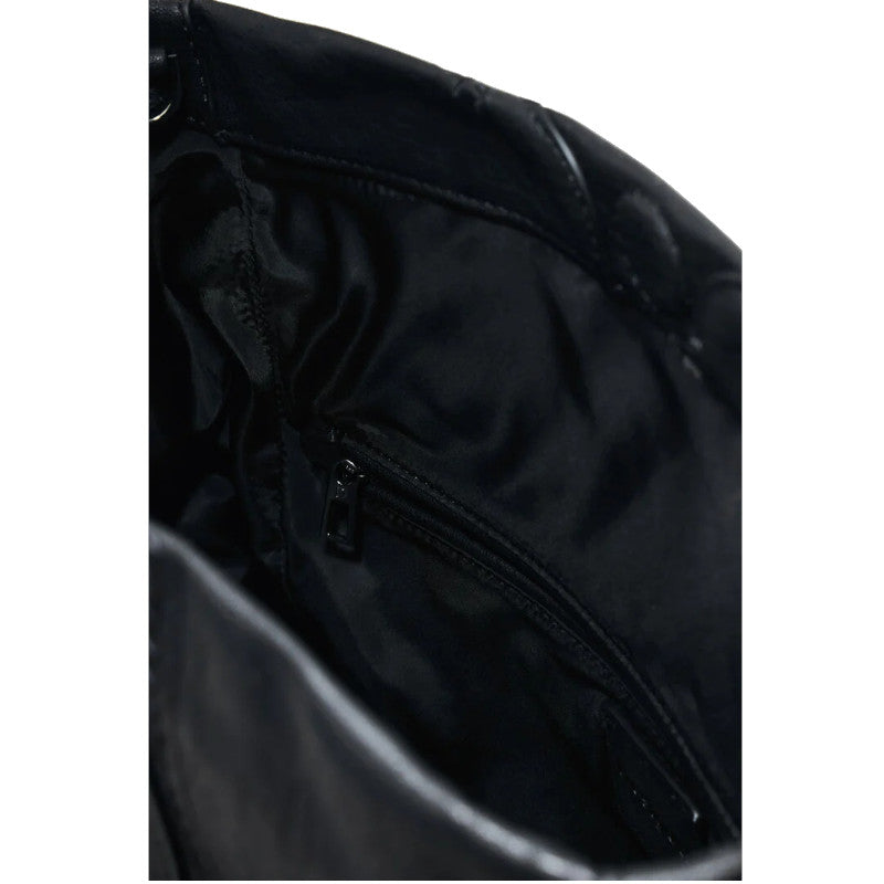 DESIGUAL Sac effet cuir brodé moyen