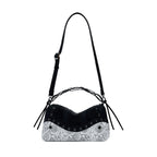 DESIGUAL Sac main moyen à clous motif serpent
