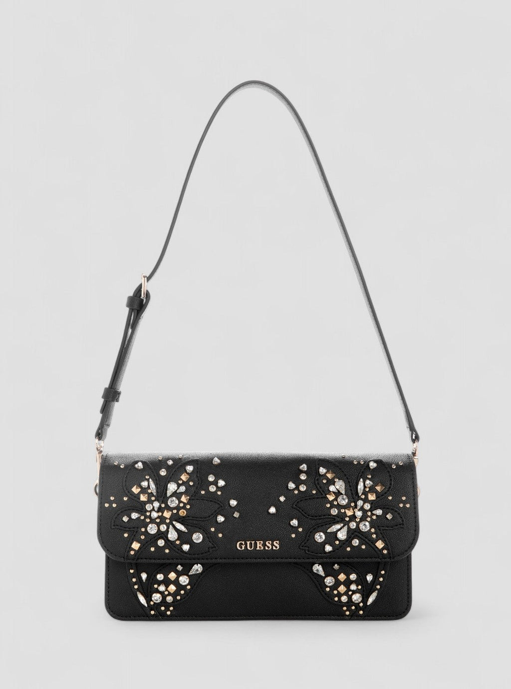 Noir - GUESS Sac à bandoulière Sadie Flap Shoulder