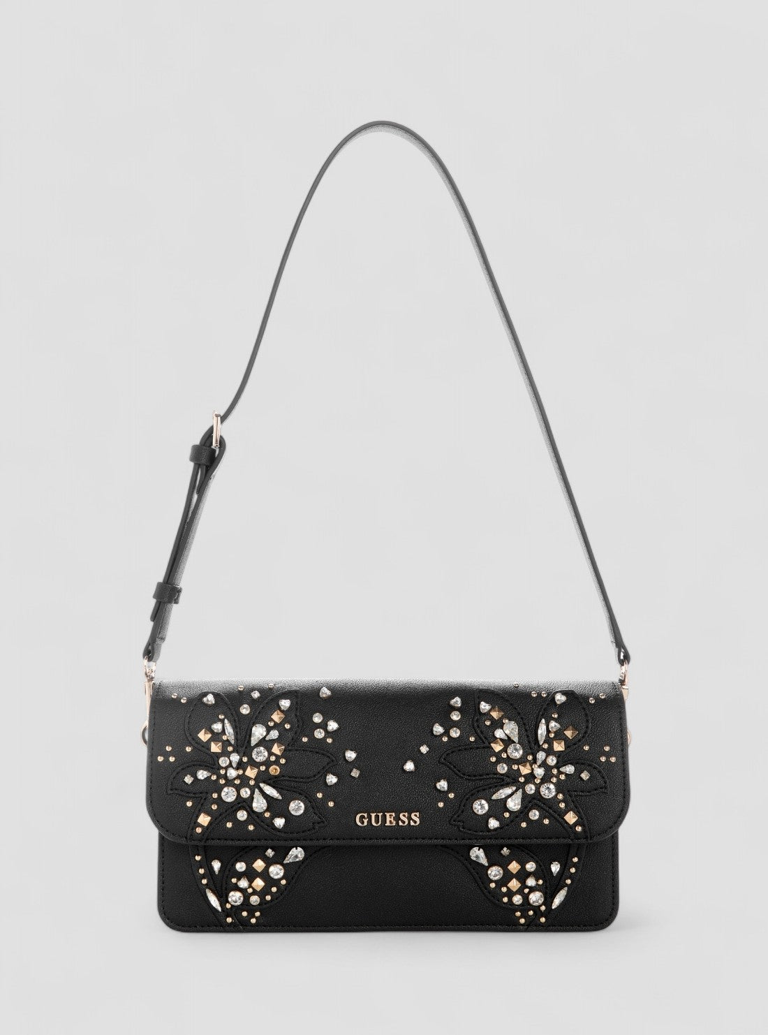 Noir - GUESS Sac à bandoulière Sadie Flap Shoulder