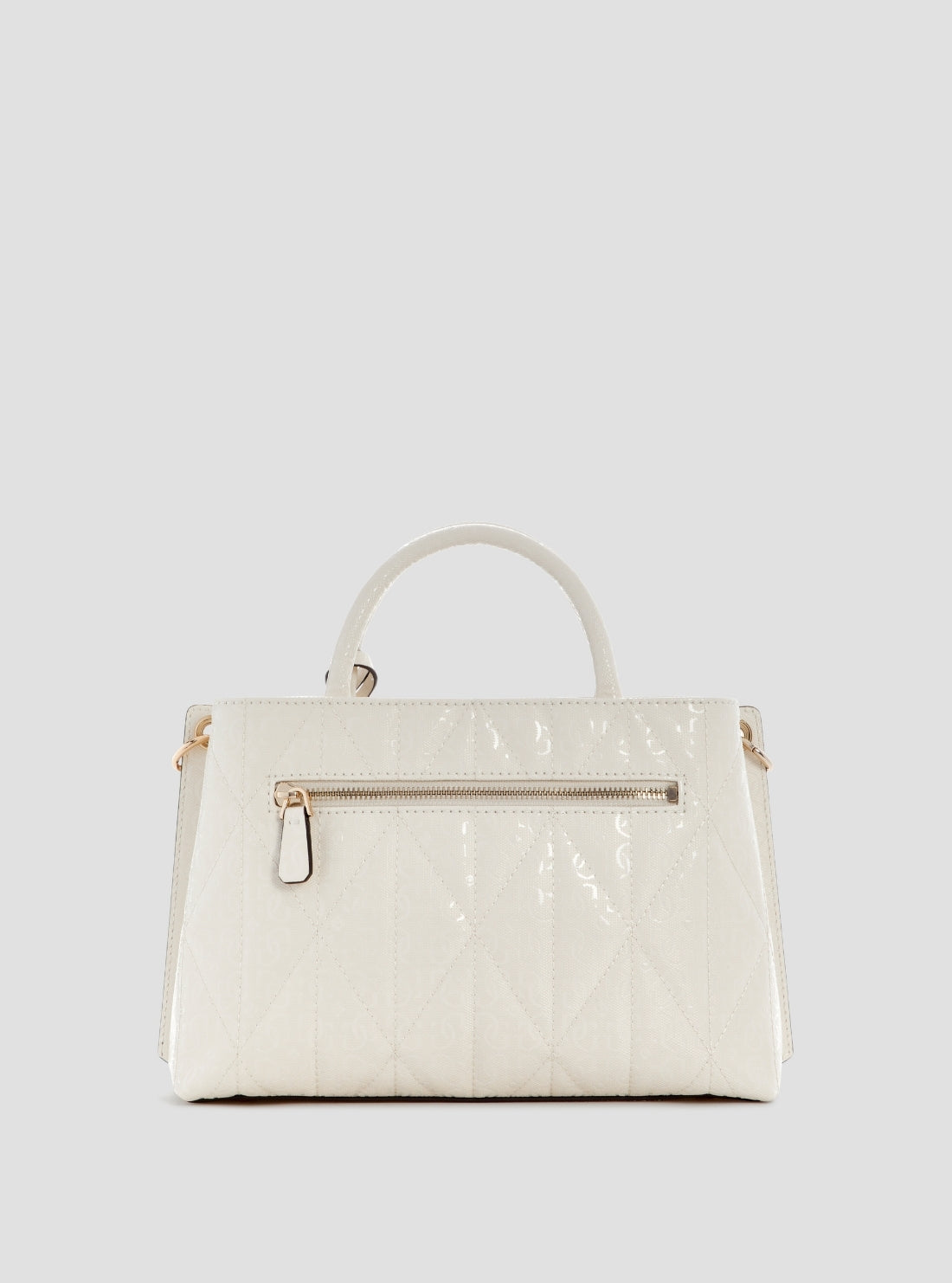 Blanc - GUESS Sac à main Aldina Girlfriend Satchel