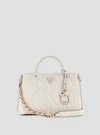 Blanc - GUESS Sac à main Aldina Girlfriend Satchel
