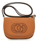 Cognac - GUESS Sac à bandoulière Calebra Mini