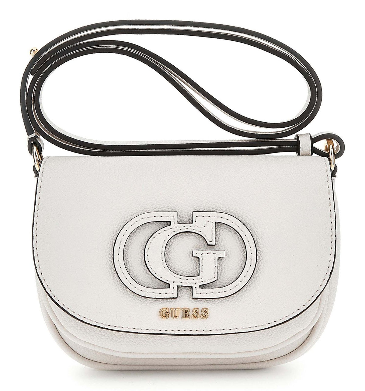 Blanc cassé - GUESS Sac à bandoulière Calebra Mini