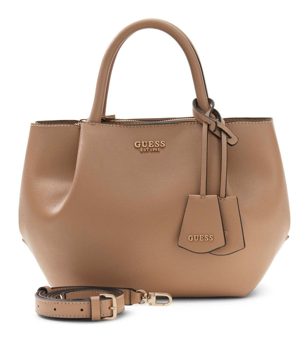 Beige - GUESS Sac à main Amorette Girlfriend Satchel