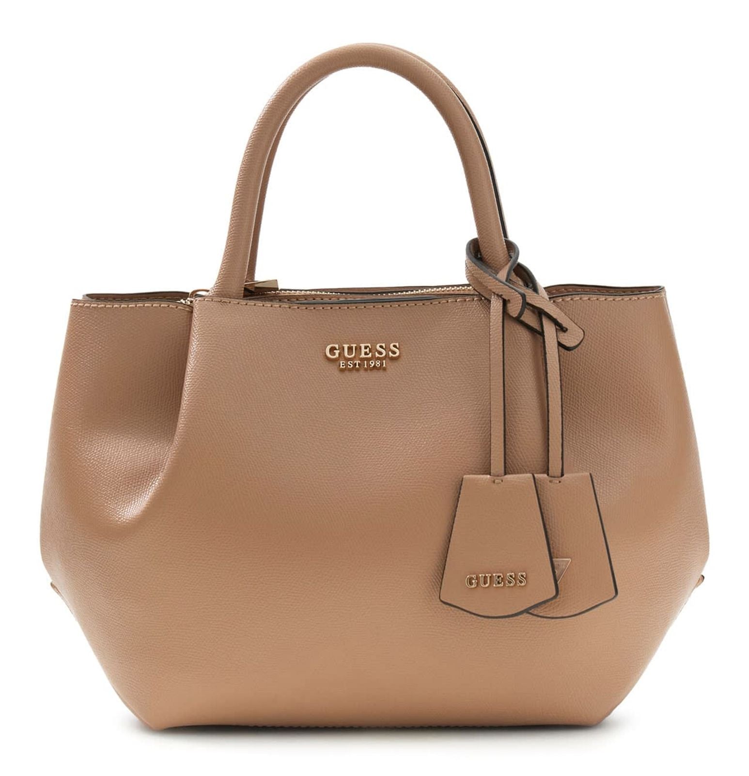 Beige - GUESS Sac à main Amorette Girlfriend Satchel