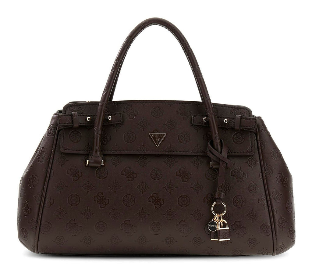 Chocolat - GUESS Sac à main Diana 3 Compartiments