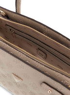 Taupe - GUESS Sac à main Diana 3 Compartiments