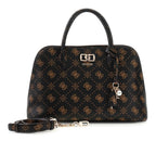 Espresso - GUESS Sac à main Emelie Logo Two Comp Satchel