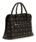 Espresso - GUESS Sac à main Emelie Logo Two Comp Satchel
