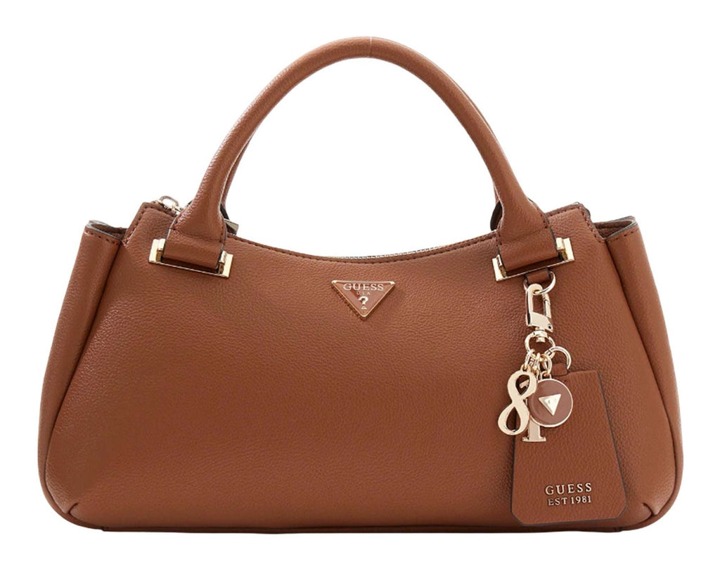 Cognac - GUESS Sac à main Evie Triple Comp Satchel
