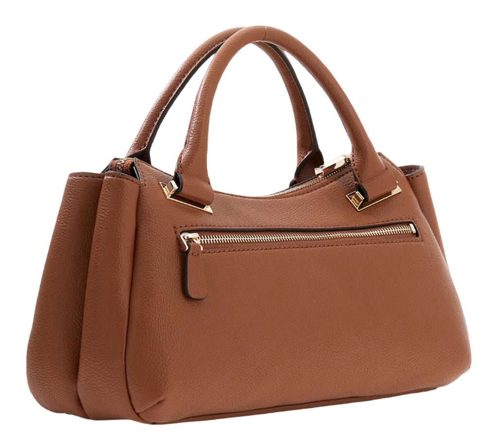Cognac - GUESS Sac à main Evie Triple Comp Satchel