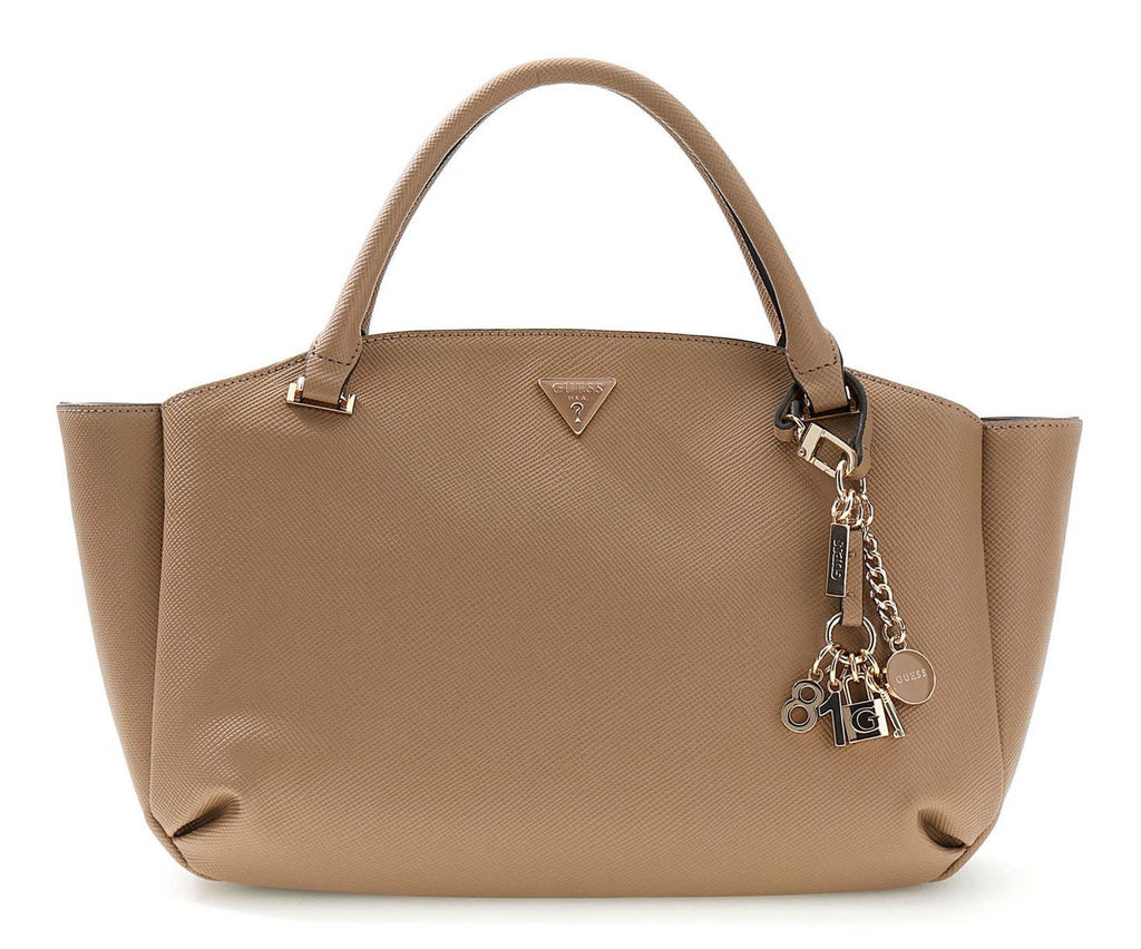 Beige - GUESS Sac à main Gilda 3 Compartiments