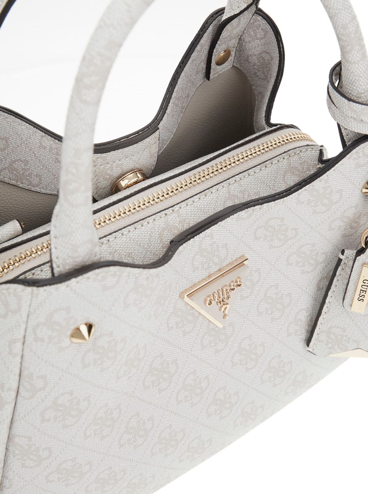 Crème - GUESS Sac à main Meridian II Carryall