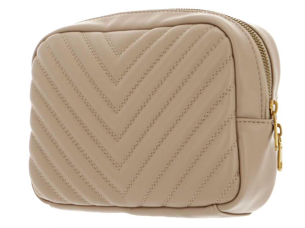 Beige - GUESS Vanity Quilted Vanity Case