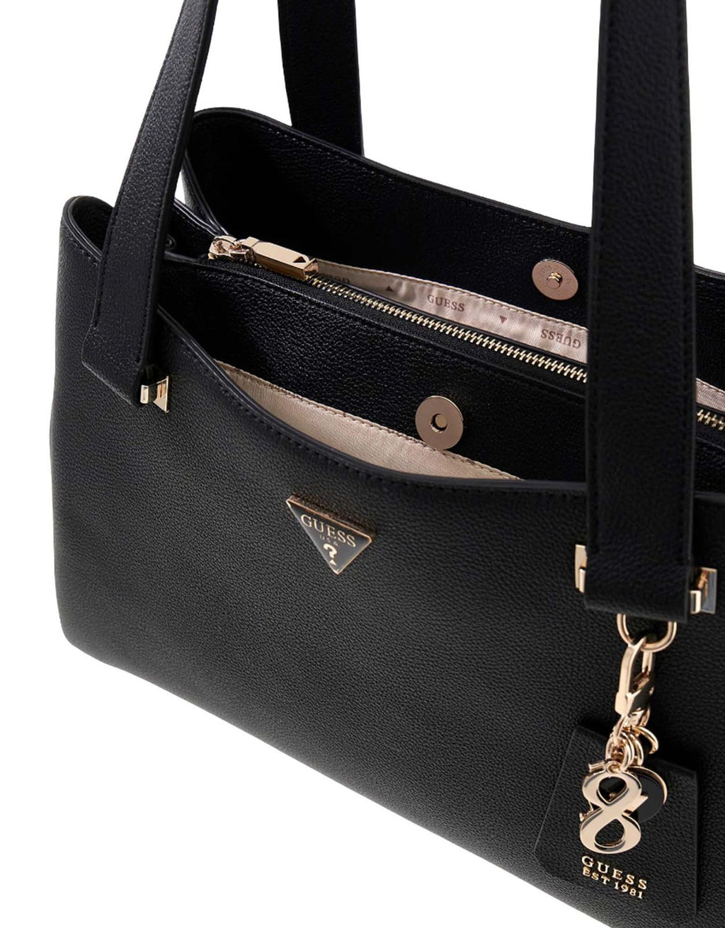 Noir - GUESS Sac à main Evie Girlfriend Carryall
