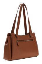 Cognac - GUESS Sac à main Evie Girlfriend Carryall