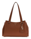 Cognac - GUESS Sac à main Evie Girlfriend Carryall